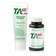 TA-65 MD, 250 Ünite, 90 Kapsül + TA65 for Skin 118 ml., Kombine Paket