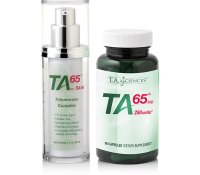 TA-65 MD, 250 Ünite 90 Kapsül + TA65 for Skin, 30 gr., Airless Tube Kombine Paket